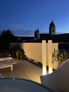 Balkon Innenstadt Wohnung Paderborn - Blick auf den Dom
