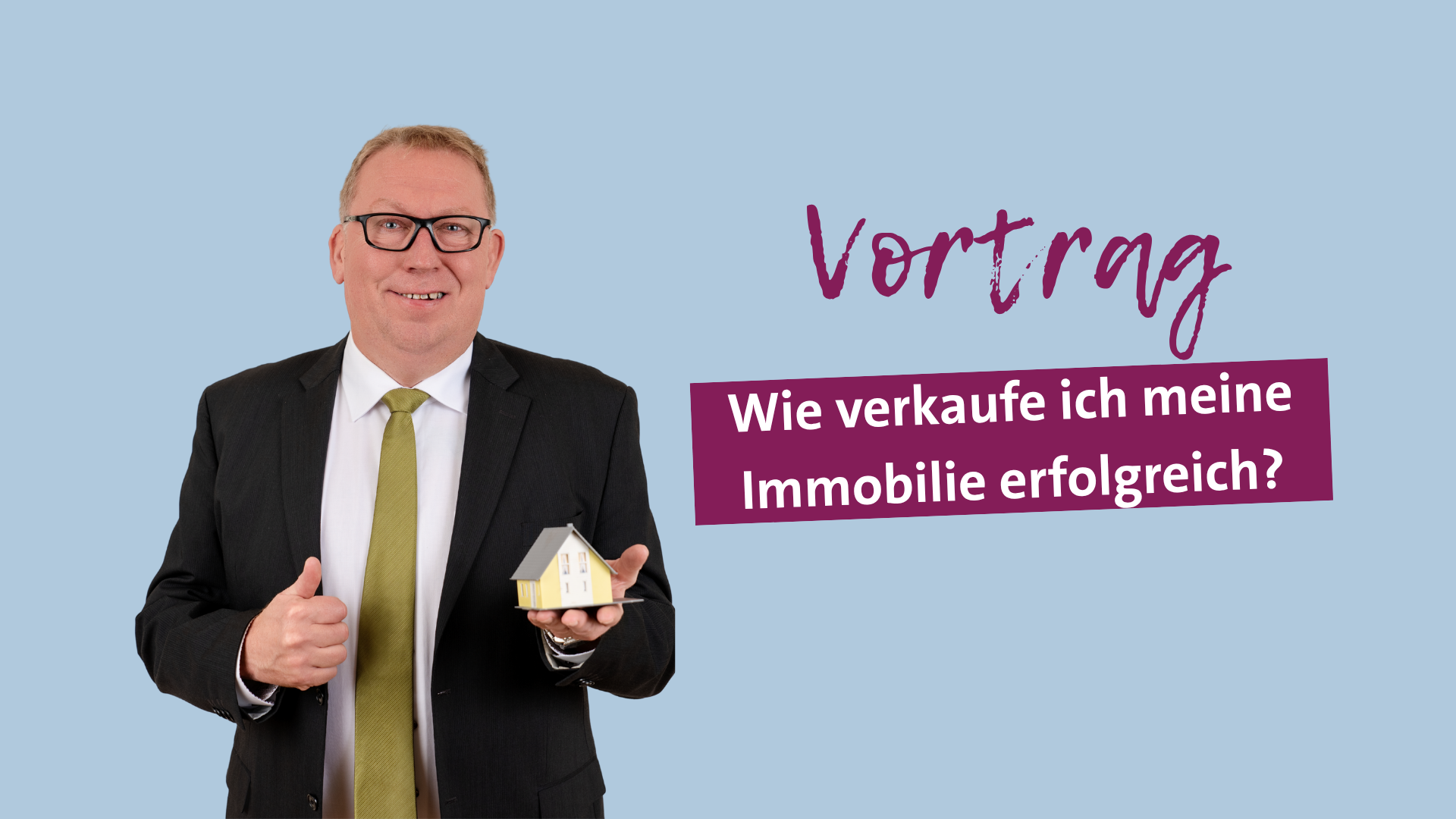 Einladung zum Vortrag Immobilienverkauf