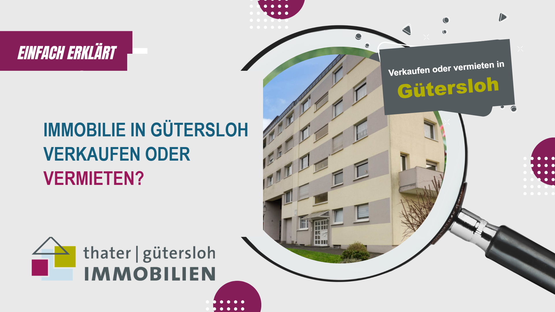 Immobilie in Gütersloh verkaufen oder vermieten