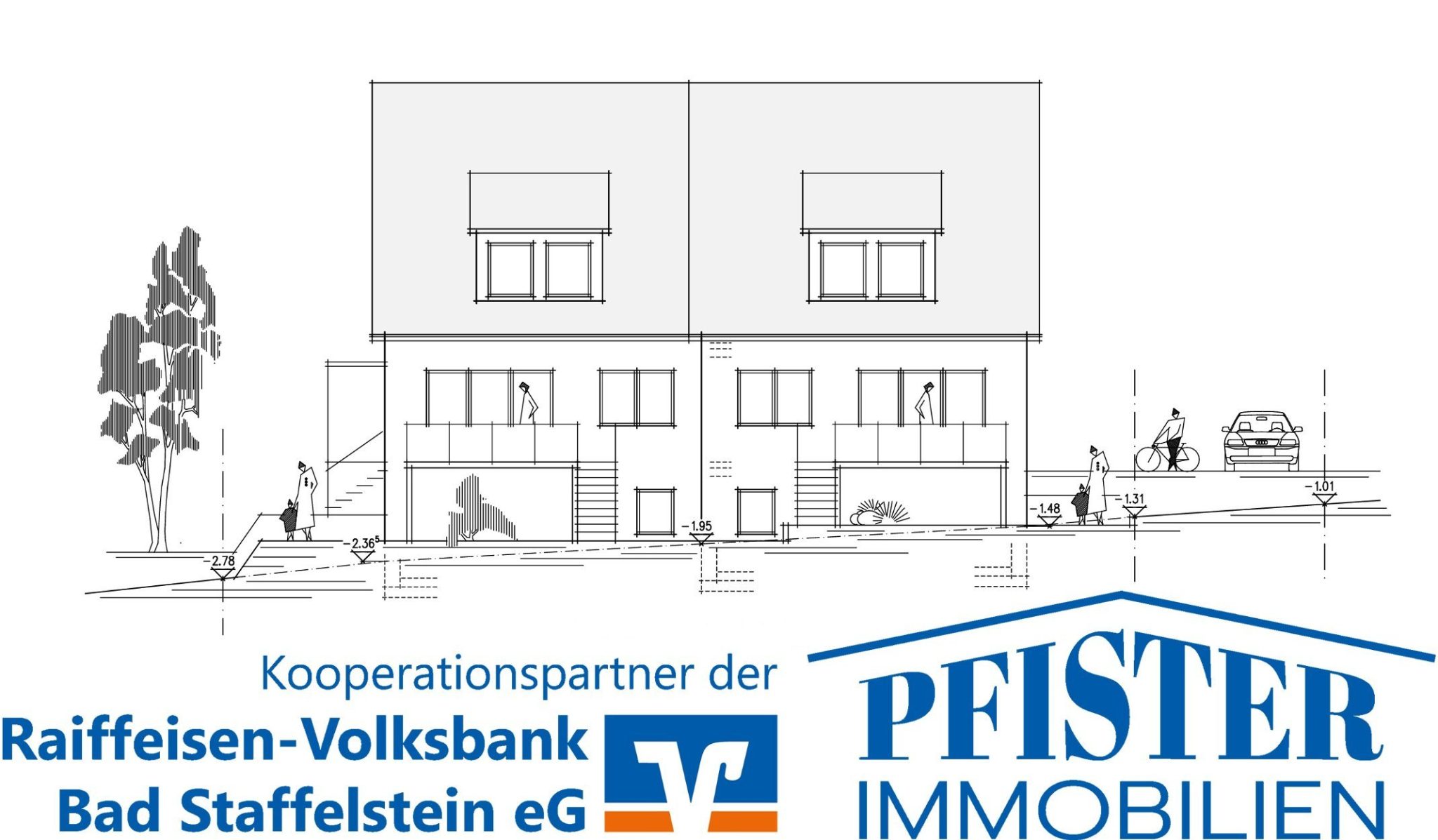 Immobilienangebot - Breitengüßbach - Alle - Neubau - Großzügige Doppelhaushälfte in Breitengüßbach OT - Haus 1