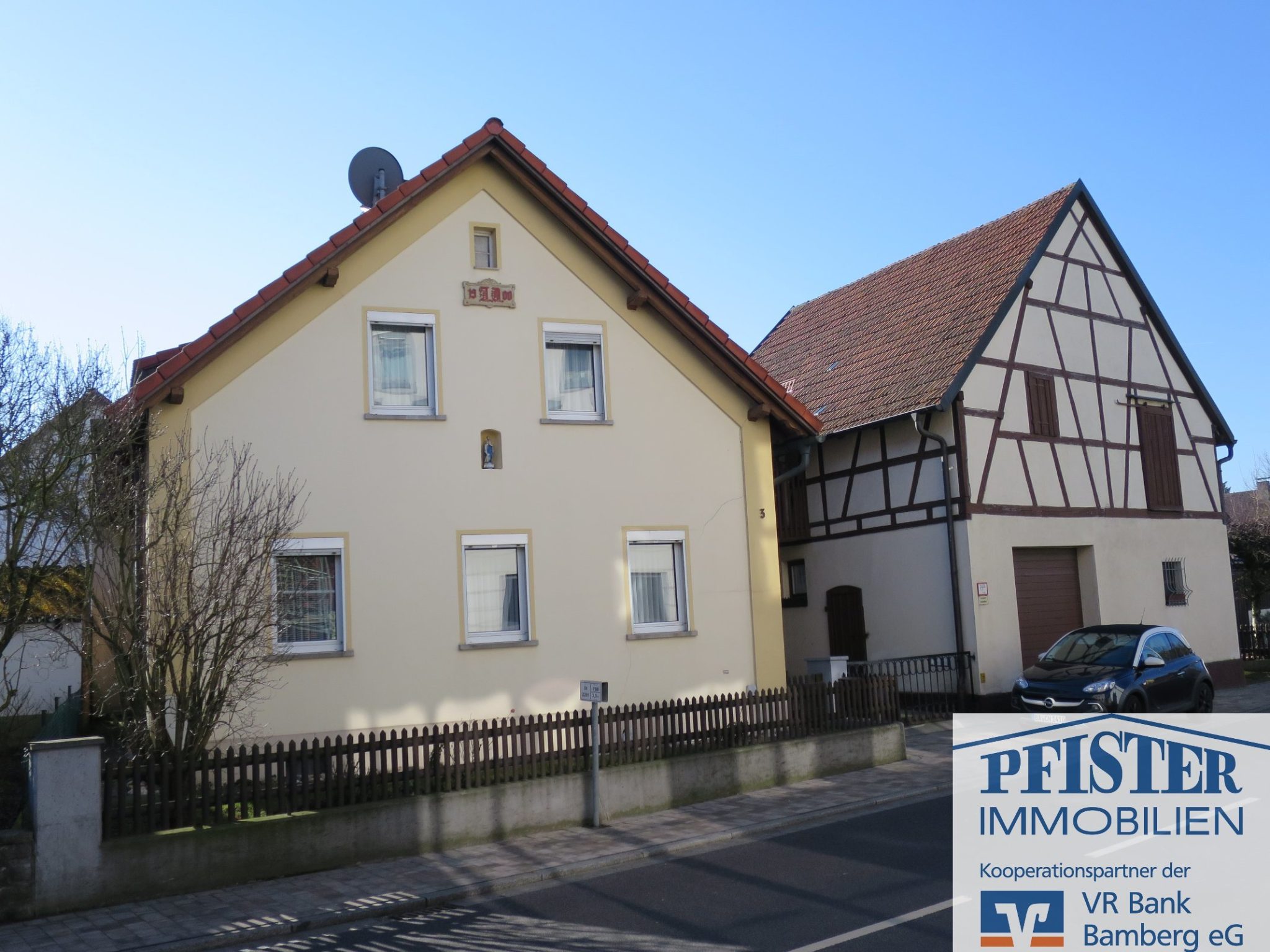 Immobilienangebot - Litzendorf - Alle - Renovierungsbedürftiges Bauernhaus im Ortskern von Pödeldorf