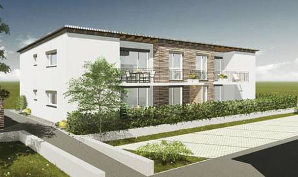 Außenansicht Wohnungen Neubauprojekt Endlich zu Haus - Immobilien Pfister
