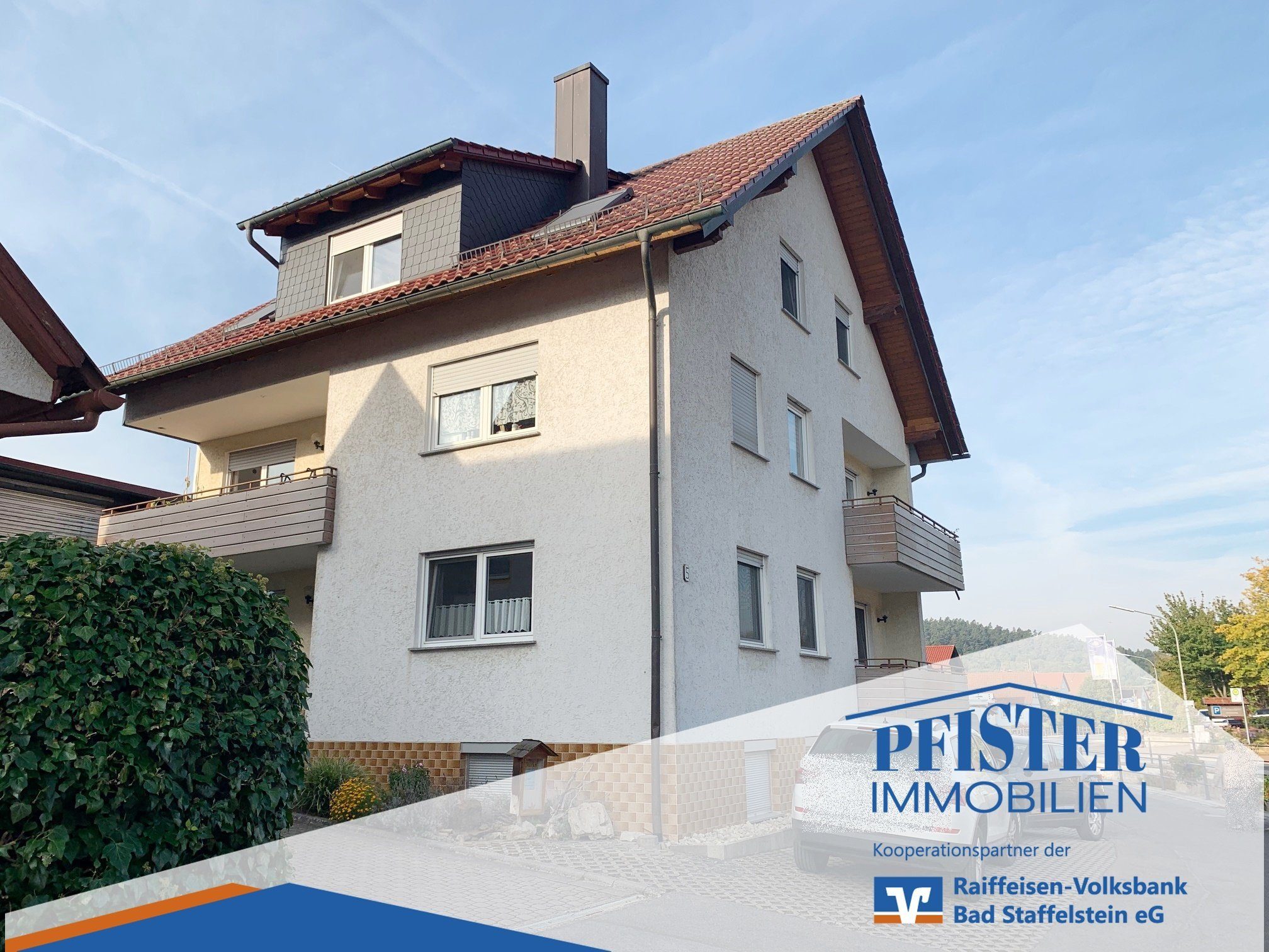 Immobilienangebot - Bad Staffelstein - Alle - Schöne, gut ausgestattete 3 Zimmer Dachgeschosswohnung in Bad Staffelstein/OT Loffeld