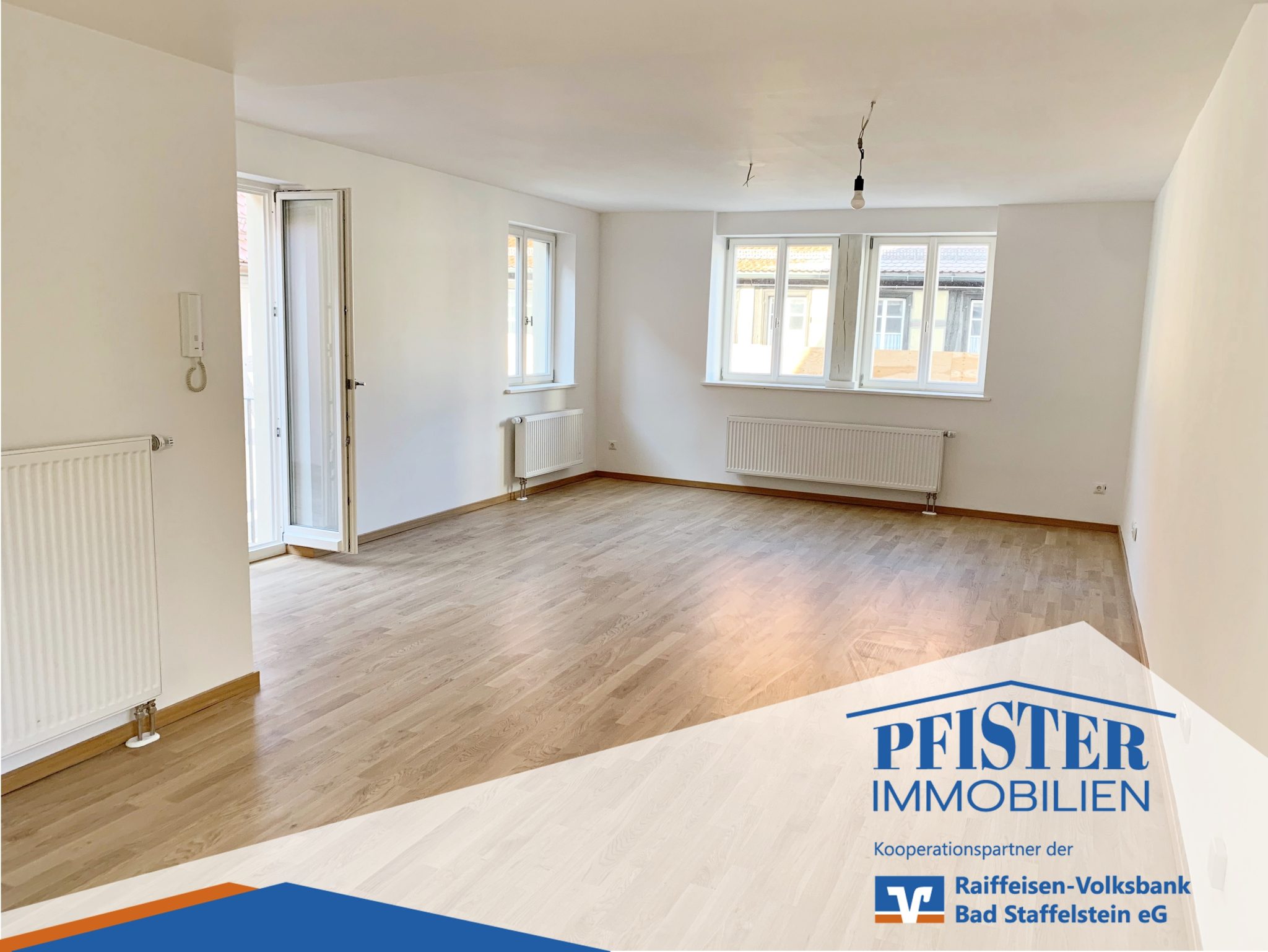 Immobilienangebot - Hallstadt - Alle - Erstbezug nach Sanierung - großzügige 2 Zimmer-Wohnung mit Balkon