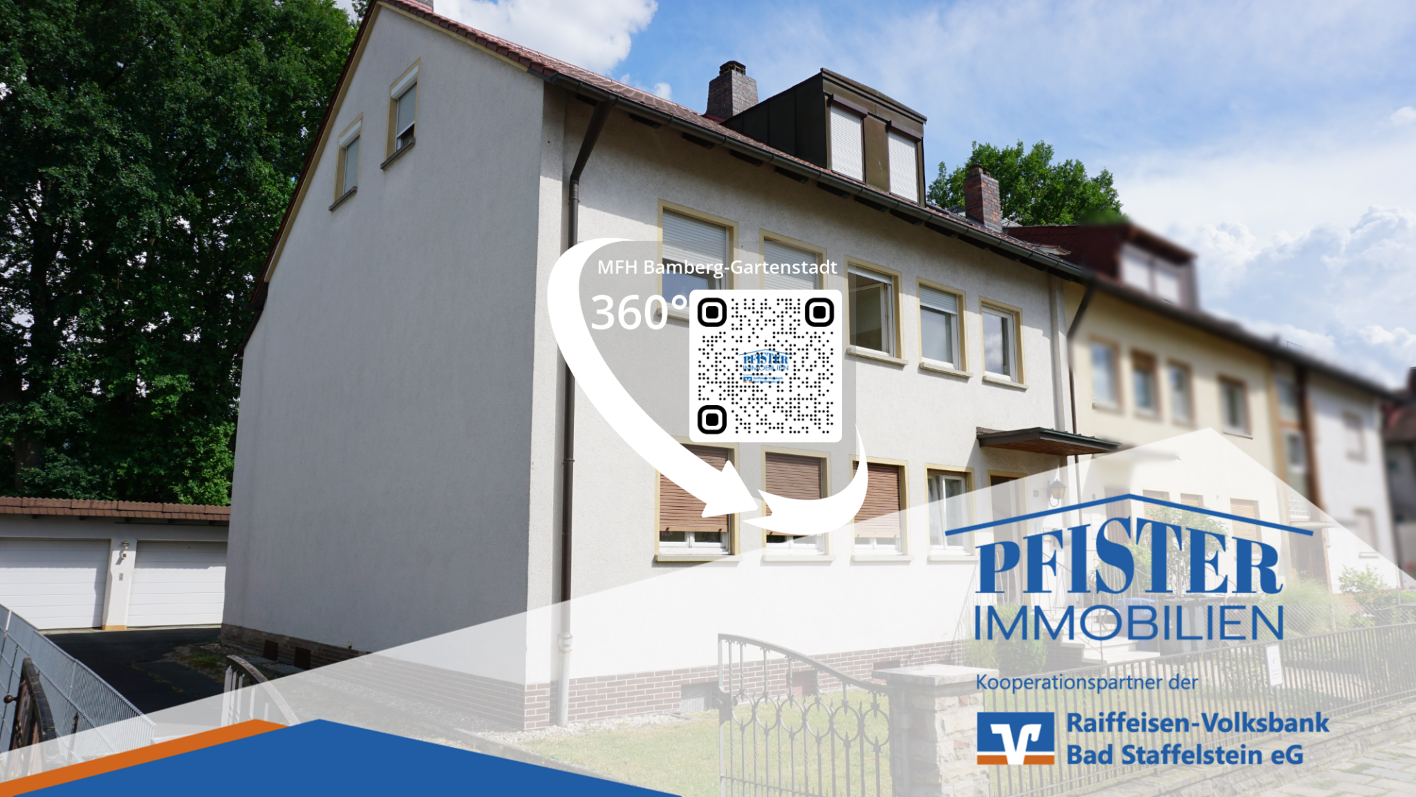 Immobilienangebot - Bamberg - Alle - Zweifamilienwohnhaus mit ausgebautem Dachgeschoss in Bamberg-Gartenstadt