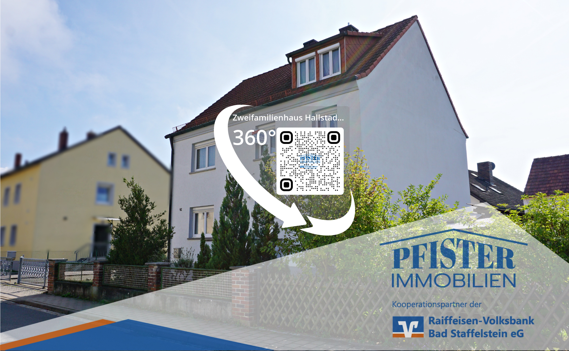 Immobilienangebot - Hallstadt - Alle - Wohnen mit der ganzen Familie -  Zweifamilienwohnhaus mit ausgebautem Dachgeschoss