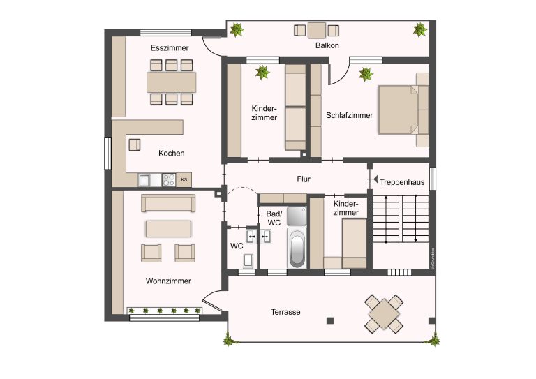 Immobilienangebot - Oberaurach - Alle - Großzügiges Einfamilienhaus mit Einliegerwohnung und Ausbaureserve in Oberaurach OT