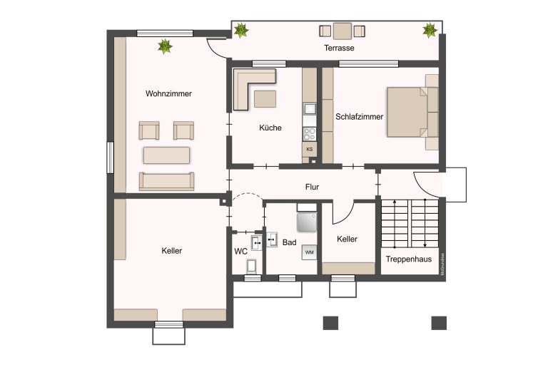Immobilienangebot - Oberaurach - Alle - Großzügiges Einfamilienhaus mit Einliegerwohnung und Ausbaureserve in Oberaurach OT