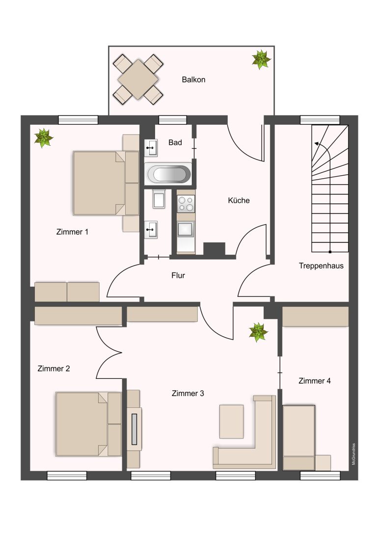 Immobilienangebot - Bamberg - Alle - Begehrte Lage! 3,5 Zimmer-Wohnung in Bamberg - Verkauf im Angebotsverfahren