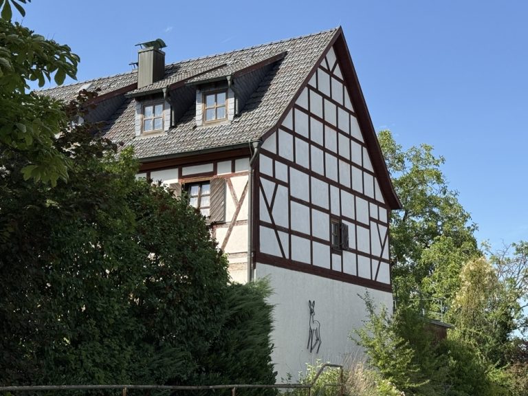 Immobilienangebot - Ahorn - Alle - Fachwerkhaus mit Baugrundstück und Scheune (optional) in Ahorn-Ortsteil