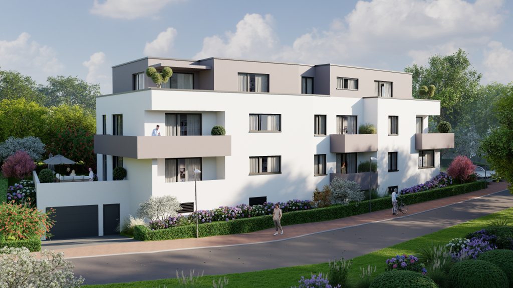 Visualisierung des Neubau-Projekts in Schleusingen - Leib Immobilien