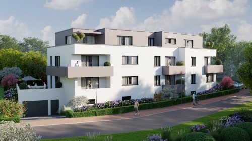 Visualisierung des Neubau-Projekts in Schleusingen - Leib Immobilien