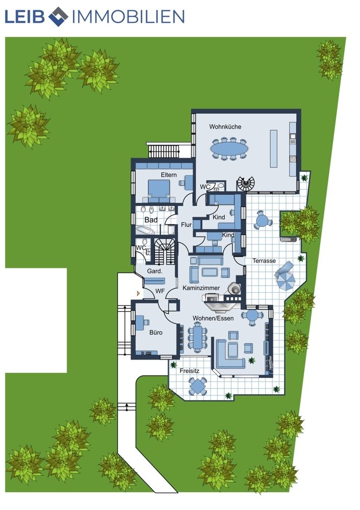 Immobilienangebot - Coburg - Alle - Coburger Bestlage: Modernisiertes Einfamilienhaus mit traumhaften Grundstück & Top Energiebilanz