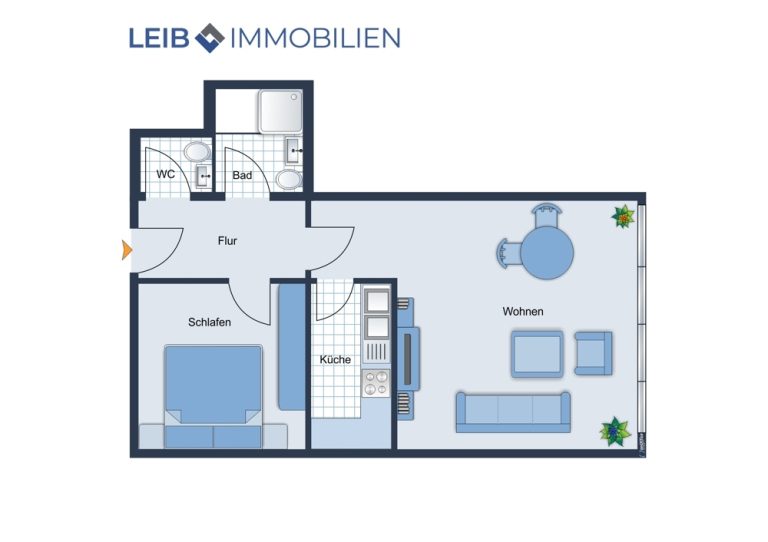 Immobilienangebot - Schleusingen - Alle - Frisch renovierte Wohnung in zentraler Innenstadtlage von Schleusingen