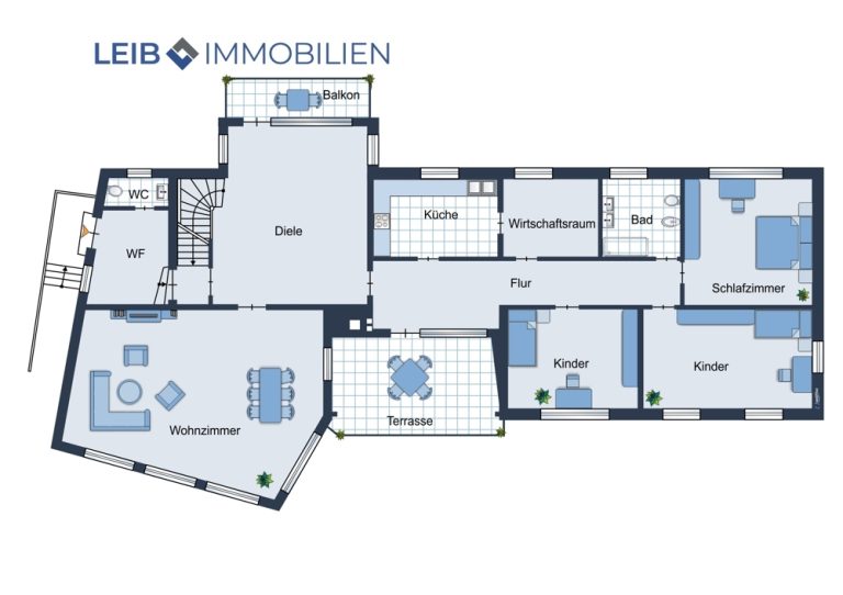 Immobilienangebot - Coburg - Alle - Repräsentative Wohnung mit großem Gartenanteil