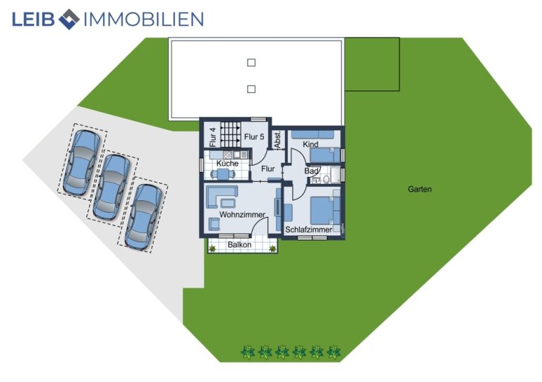Immobilienangebot - Coburg - Alle - Mehrfamilienhaus in attraktiver Lage – 3 Wohneinheiten mit Garagen und Stellplätzen