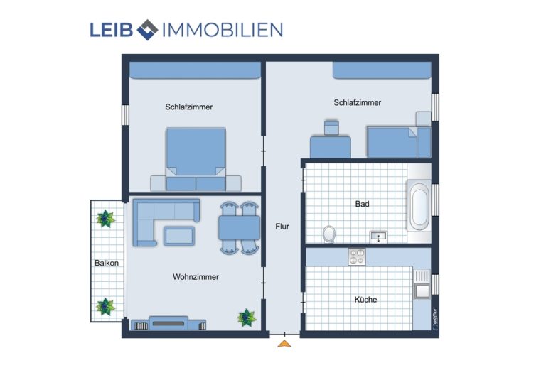 Immobilienangebot - Coburg - Alle - Schöne 3-Zimmerwohnung nähe Krankenhaus