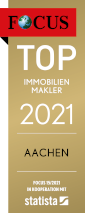 Auszeichnung: Focus 2021 - Logo - IVB Immobilien Aachen