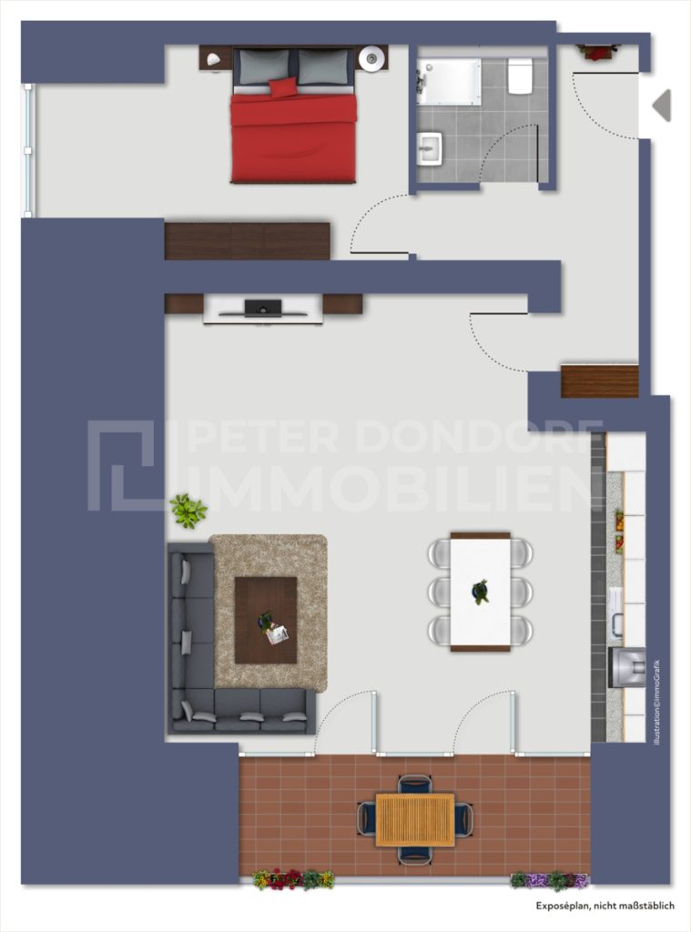 Immobilienangebot - Aachen - Alle - Bezugsfreie und moderne 2-Zimmer Wohnung im Aachener Süden!
