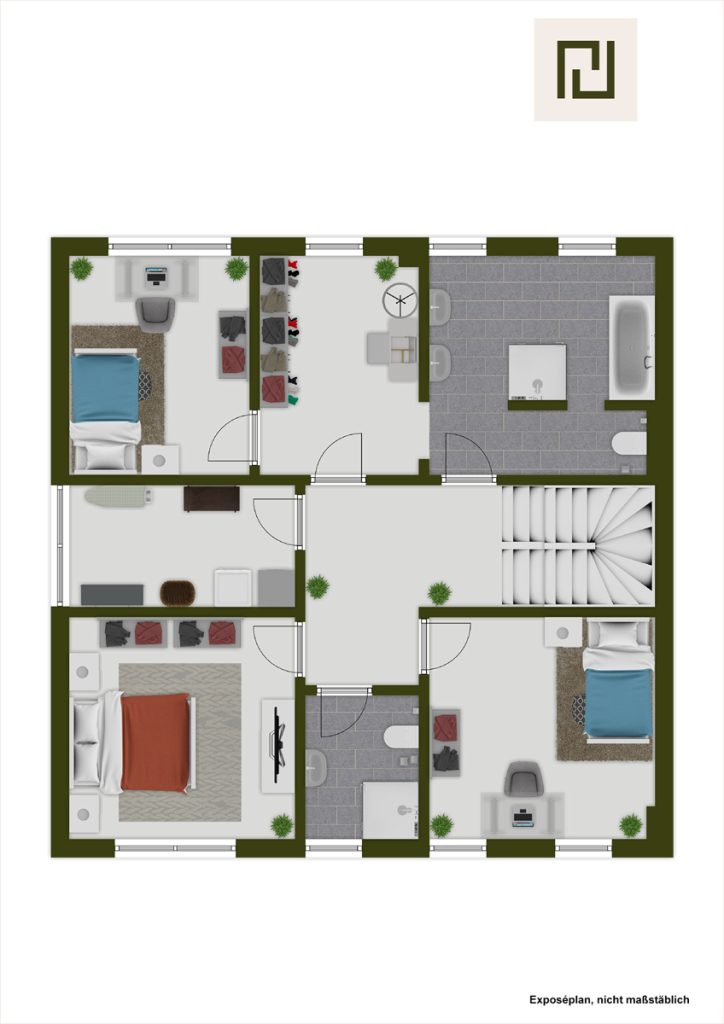 Immobilienangebot - Aachen - Alle - Stadthaus auf historischem Bunkerdach im Aachener Süden!