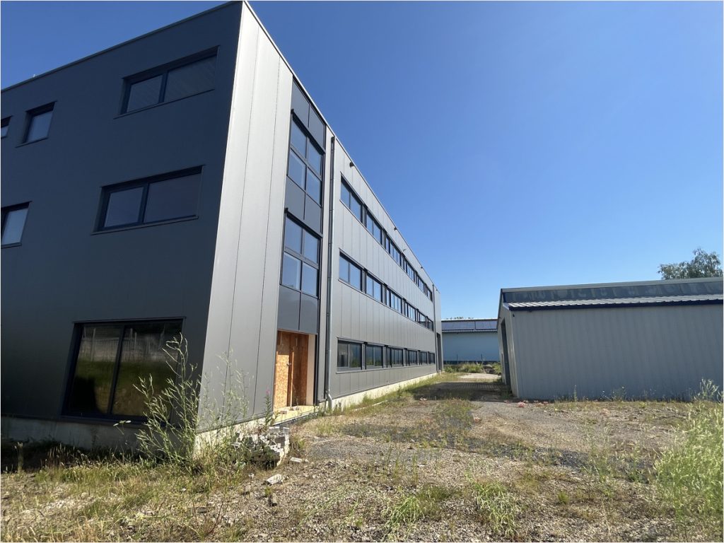 Immobilienangebot - Roetgen - Alle - Rohbau-Bürogebäude mit Bestandslagerhalle im Gewerbegebiet Roetgen
