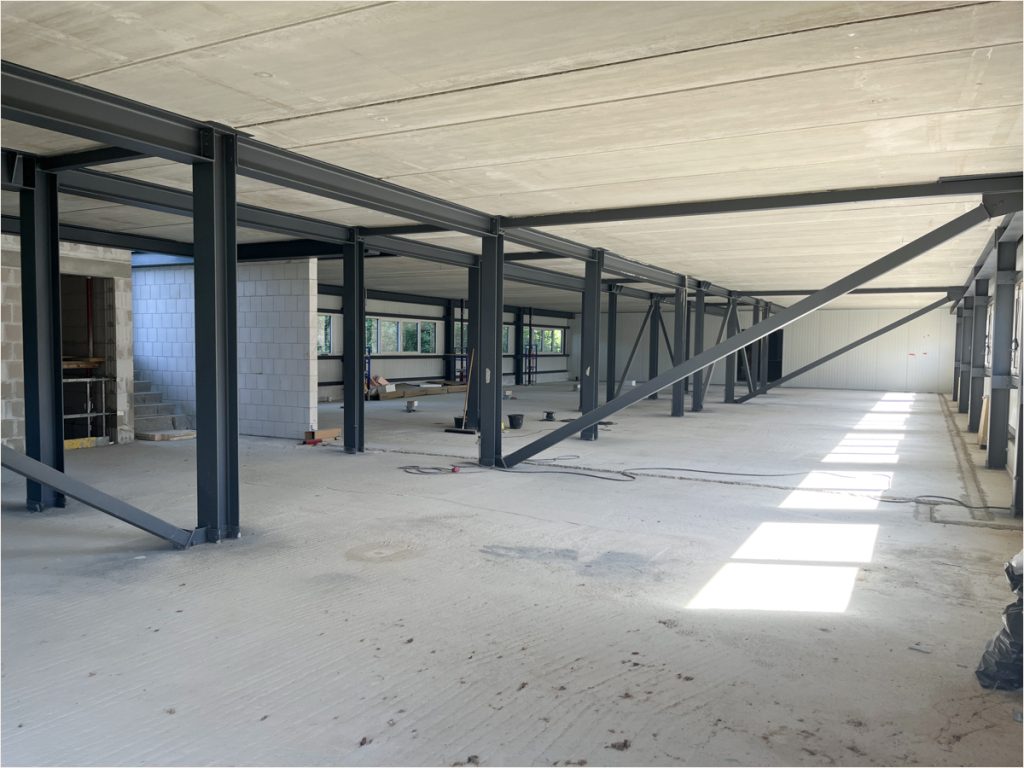Immobilienangebot - Roetgen - Alle - Rohbau-Bürogebäude mit Bestandslagerhalle im Gewerbegebiet Roetgen