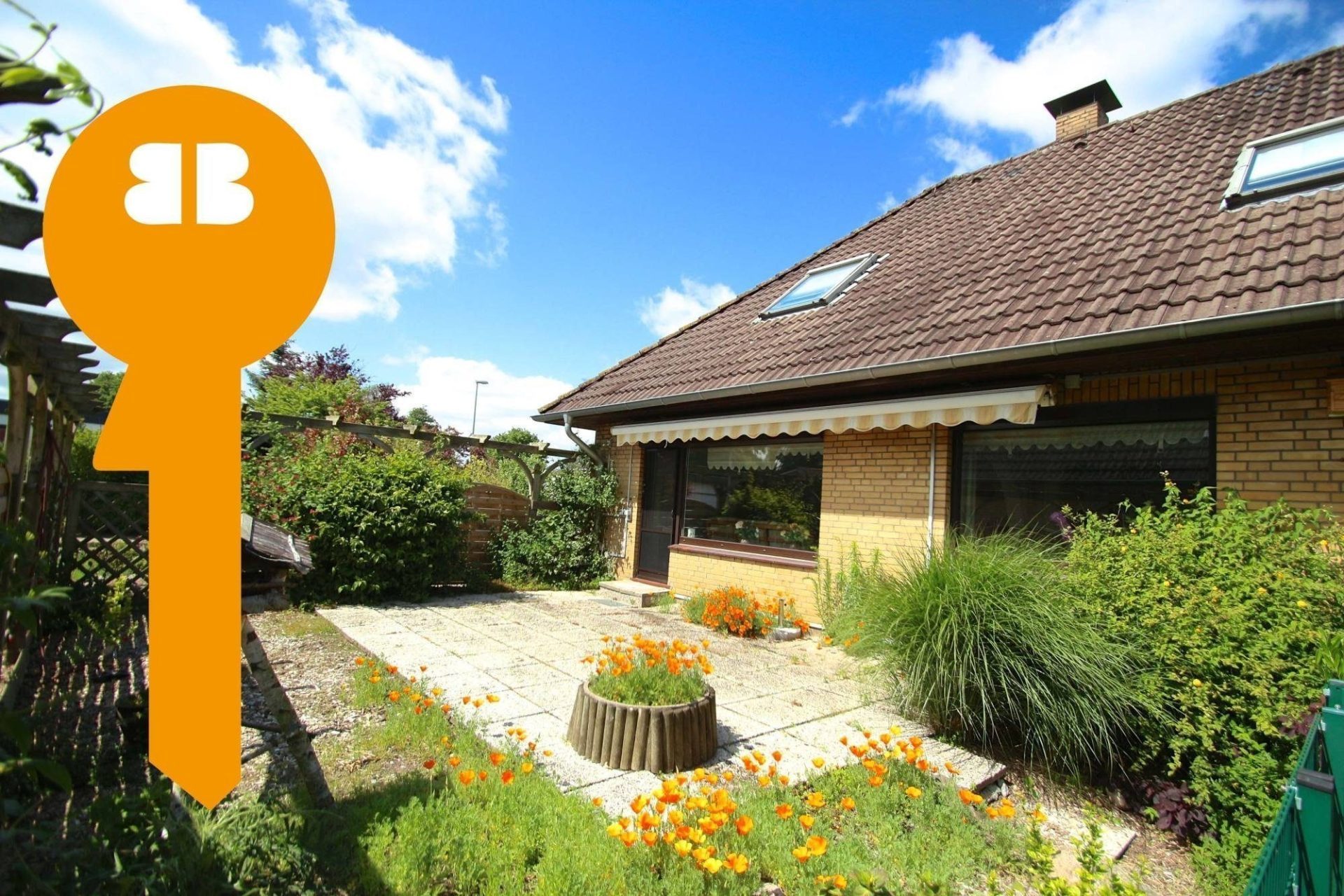 Südterrasse Ansicht I verschl Immobilienangebot - Flensburg - Alle - Geräumiger Wohntraum mit fast 300 qm W./Nfl. in Mürwik! Eingewachsener Garten+Freisitz+Südterasse!