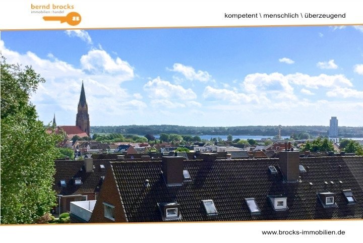 Immobilienangebot - Schleswig - Alle - Schöne, sonnige 58qm DGW! Blick auf Dom und Schlei! 
Gr. Wohnzimmer! Zentrale, sehr ruhige  Lage!