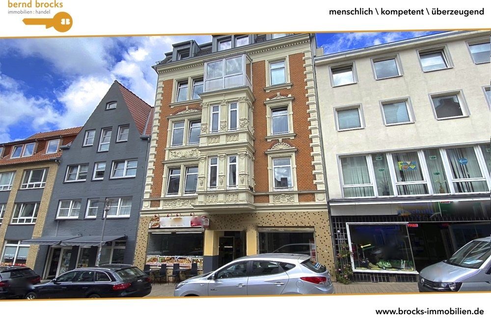 Immobilienangebot - Flensburg - Alle - Zentral in Flensburg! Wunderschönes MFH m. 2 Läden und 4 Wohngeschossen! Sensationelle Rendite!