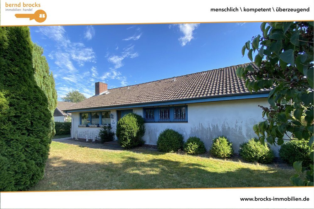 Ansicht Norden Immobilienangebot - Tarp - Alle - Großes Traumgrundstück mit renovierungsbed., ebenerdigem EFH!
Sackgassenendlage mit Südausrichtung!