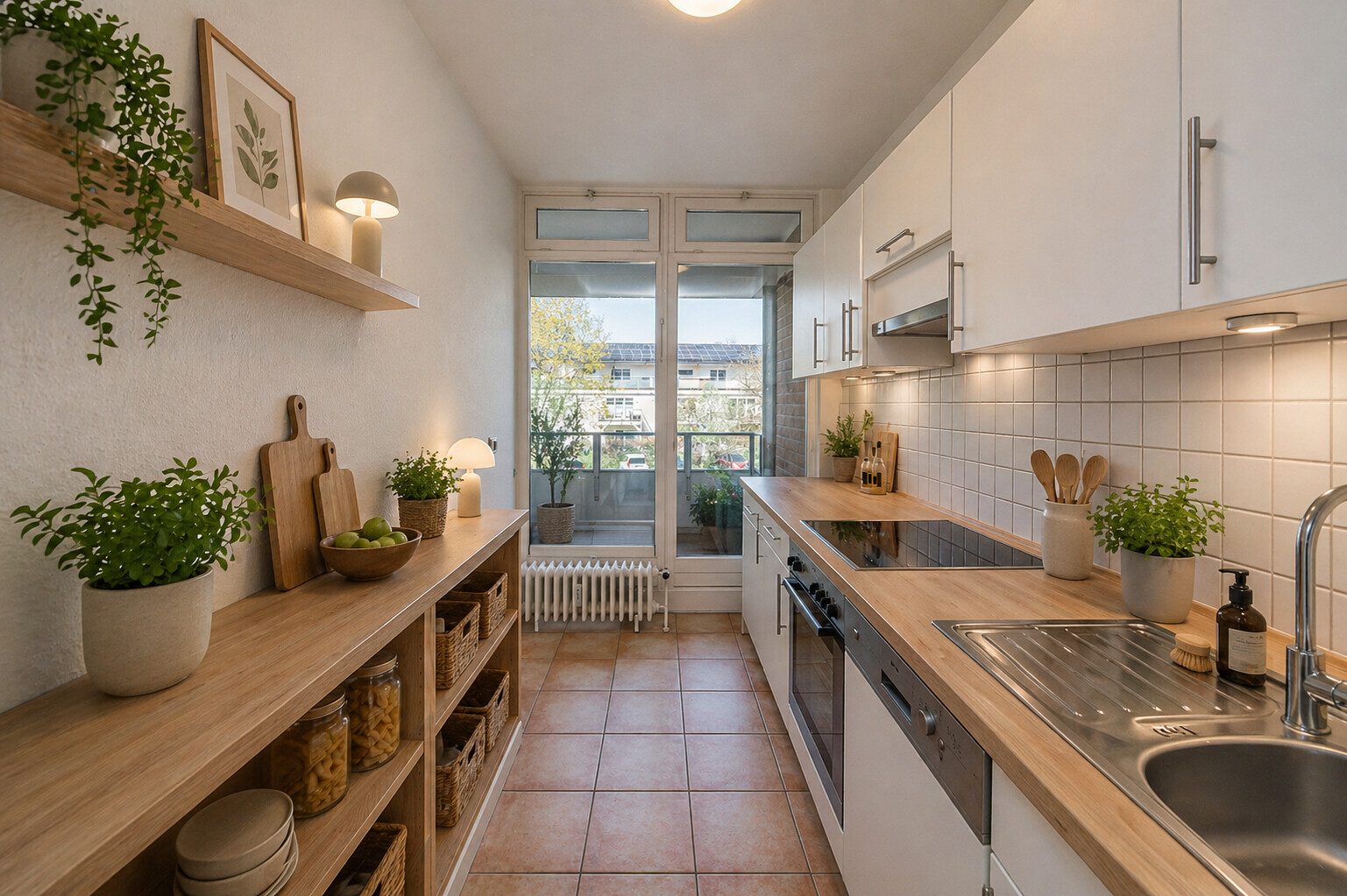 Immobilienangebot - Harrislee - Alle - Wohnen am Wasser: 2,5 Zimmer, 72 m², zwei Balkone und viel Lebensqualität