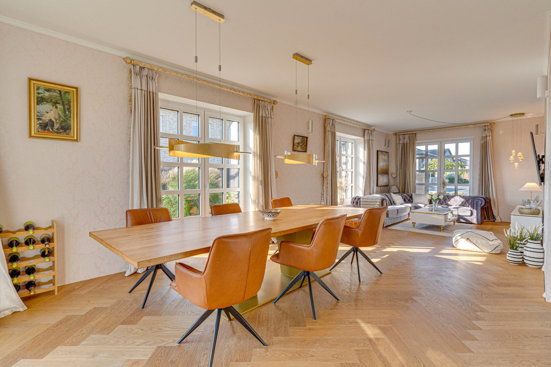 Immobilienangebot - Harrislee - Alle - Eleganz und Wertigkeit – Luxuriöse Villa mit ca. 200 m² Wohnfläche in Feldrandlage!