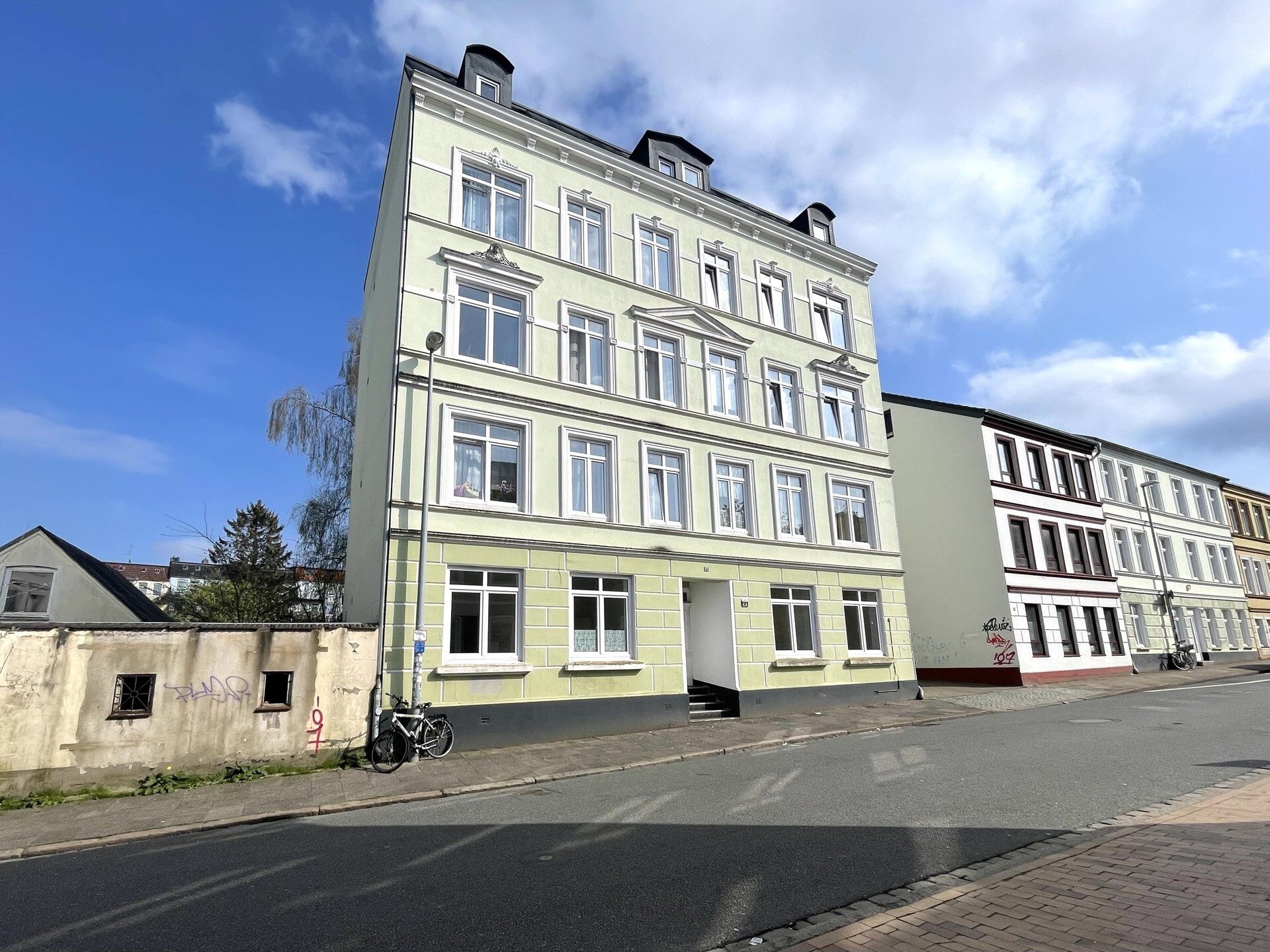 Immobilienangebot - Flensburg / Neustadt - Alle - Zentral in Flensburg: 3-Zimmer-Wohnung im Erdgeschoss mit durchdachter Aufteilung!