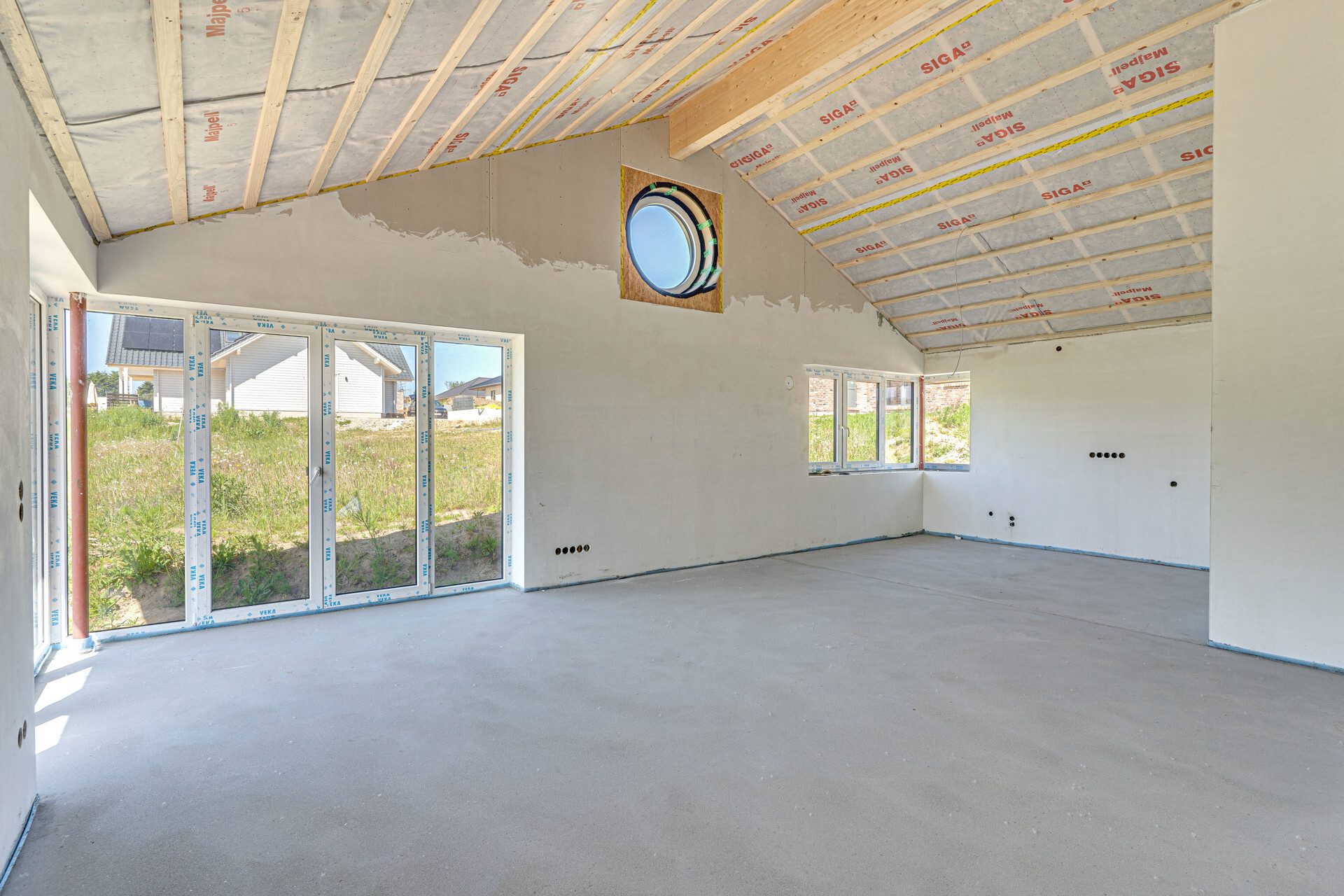 Immobilienangebot - Steinbergkirche - Alle - Bungalow-DHH in Ostseenähe! Garten u. Terrasse mit Blick über die Felder! 101 qm Wfl., 3 Zi., uvm!