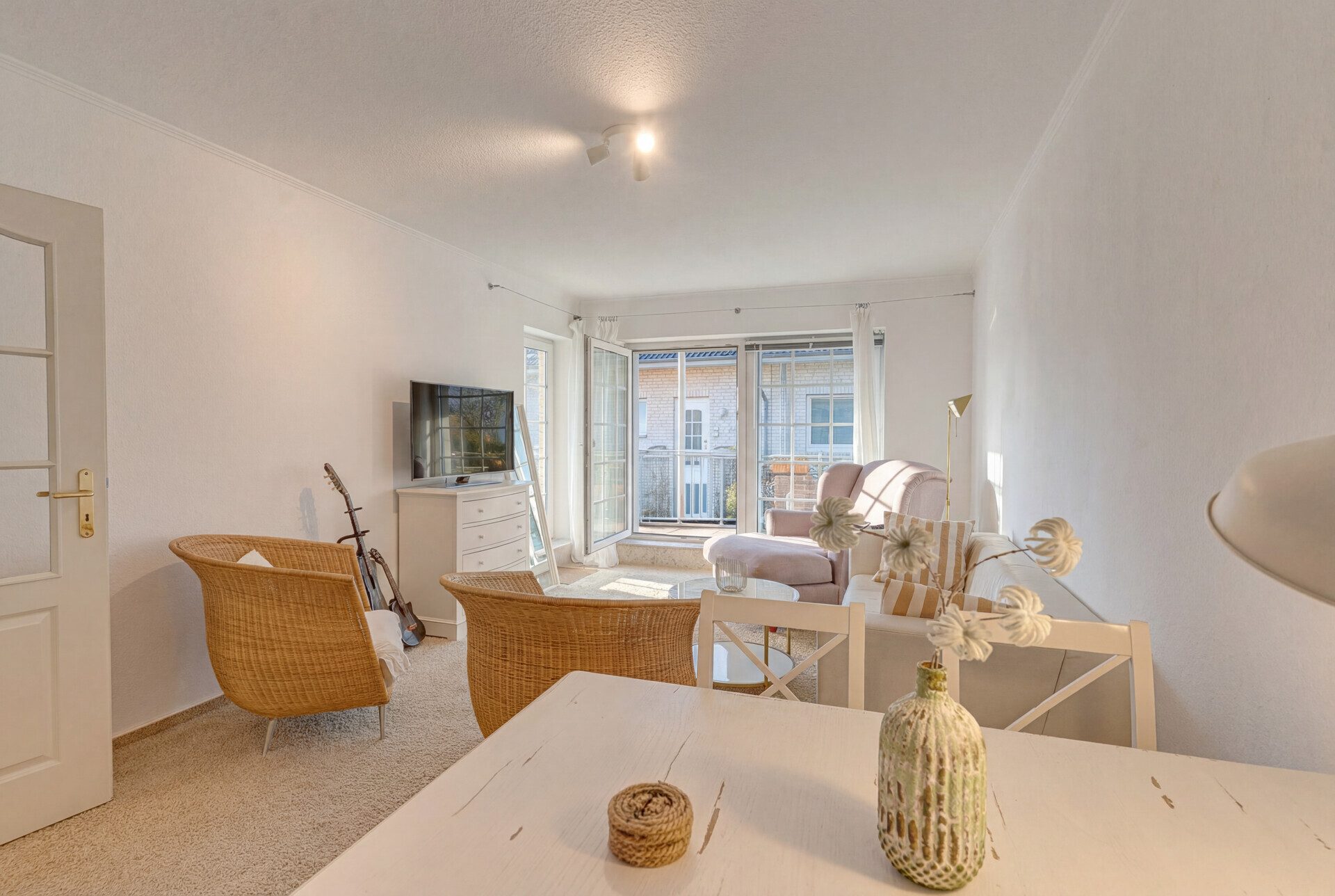 Immobilienangebot - Glücksburg - Alle - Glücksburg/Schausende: 200 m zur Ostsee, 3-Zimmer-Wohnung, ca. 72 m², Süd-West-Balkon