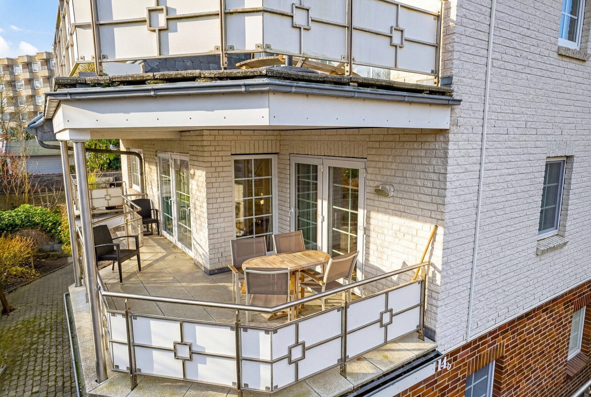 Immobilienangebot - Glücksburg - Alle - Glücksburg/Schausende: 200 m zur Ostsee, 3-Zimmer-Wohnung, ca. 72 m², Süd-West-Balkon