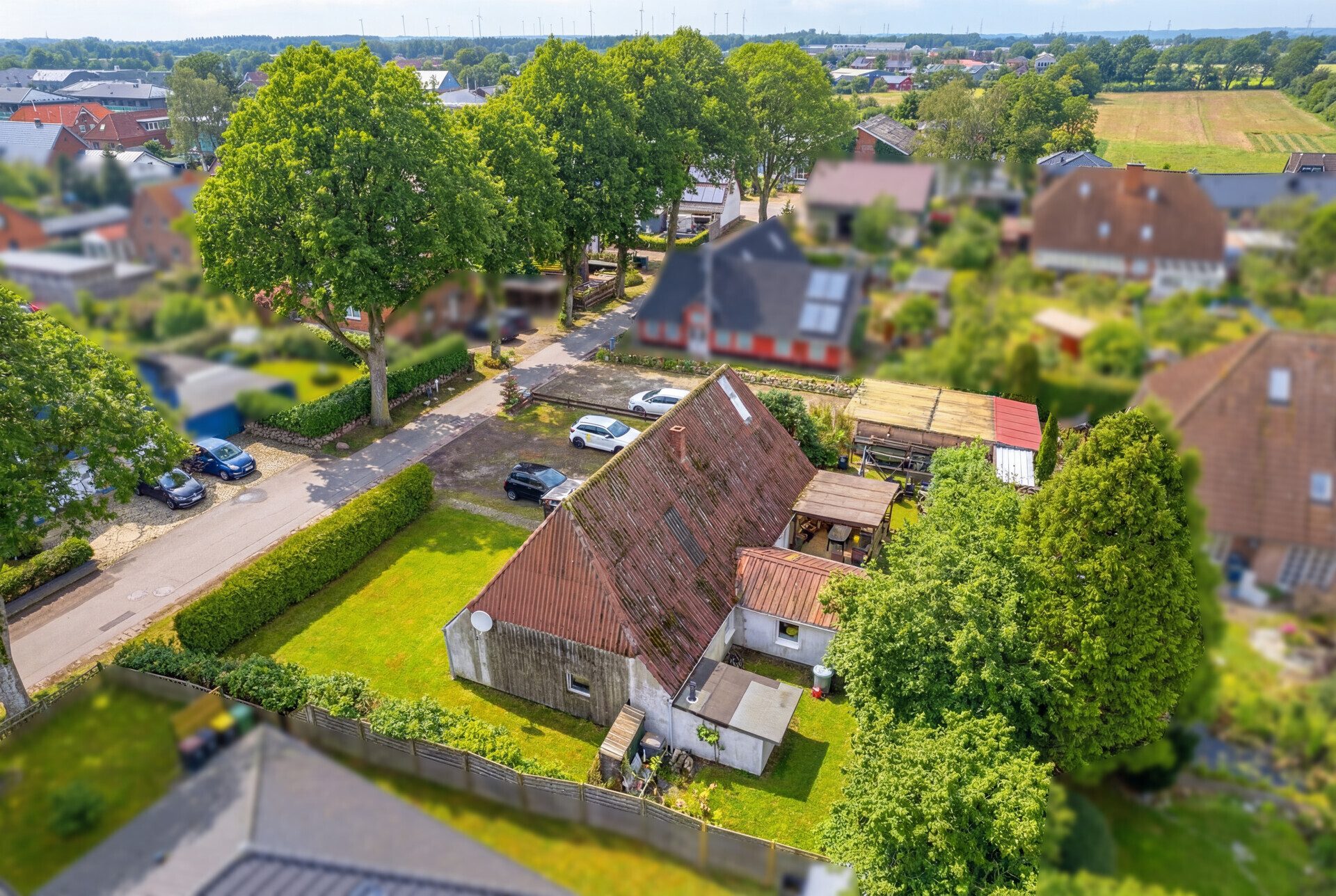 Immobilienangebot - Wanderup - Grundstücke - Ideale Grundlage für Ihr Neubauprojekt; 823 qm Grundstück mit Altbestand in zentraler Lage!