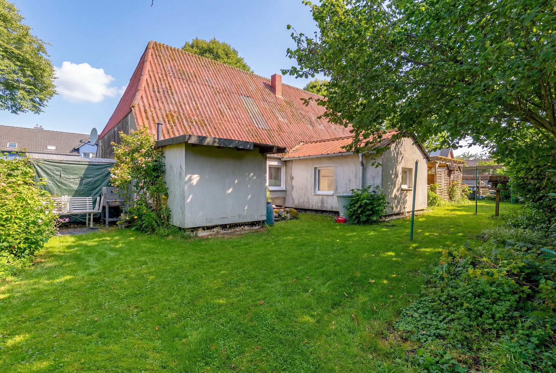 Immobilienangebot - Wanderup - Grundstücke - Ideale Grundlage für Ihr Neubauprojekt; 823 qm Grundstück mit Altbestand in zentraler Lage!