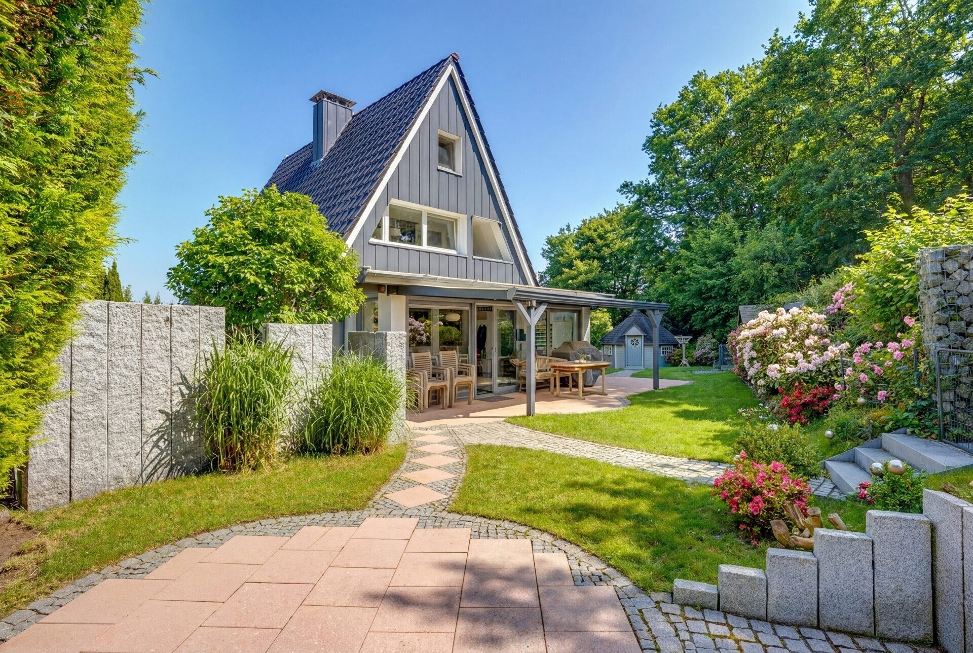 Immobilienangebot - Borgwedel / Stexwig - Alle - Traumhaus mit Schleiblick! Idyllische Toplage zwischen Feld & Wasser! Nur wenige Schritte zum Hafen!