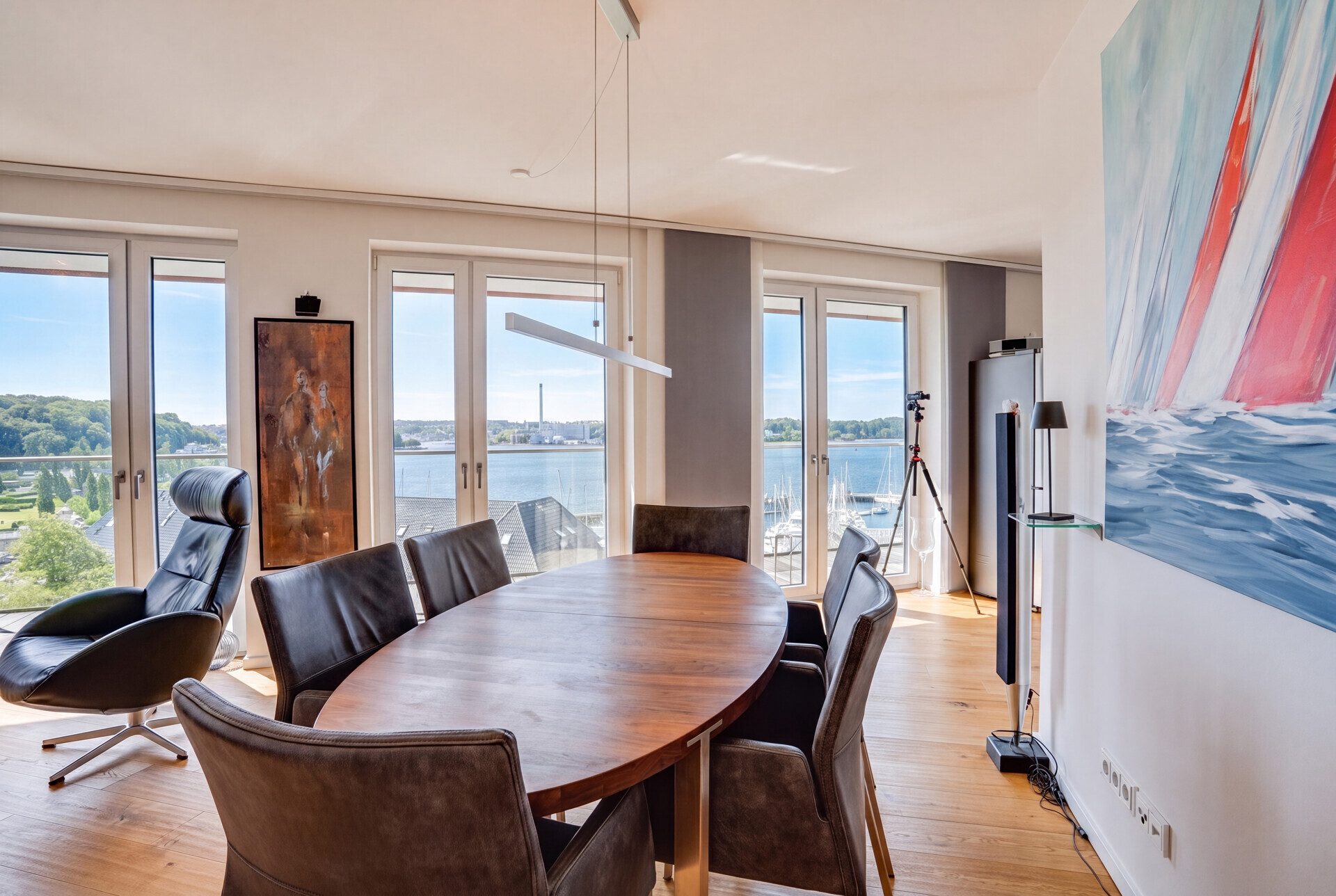 Immobilienangebot - Flensburg - Alle - Exklusiv wohnen mit Panoramablick – Penthouseähnliche Eigentumswohnung in bester Lage von Sonwik