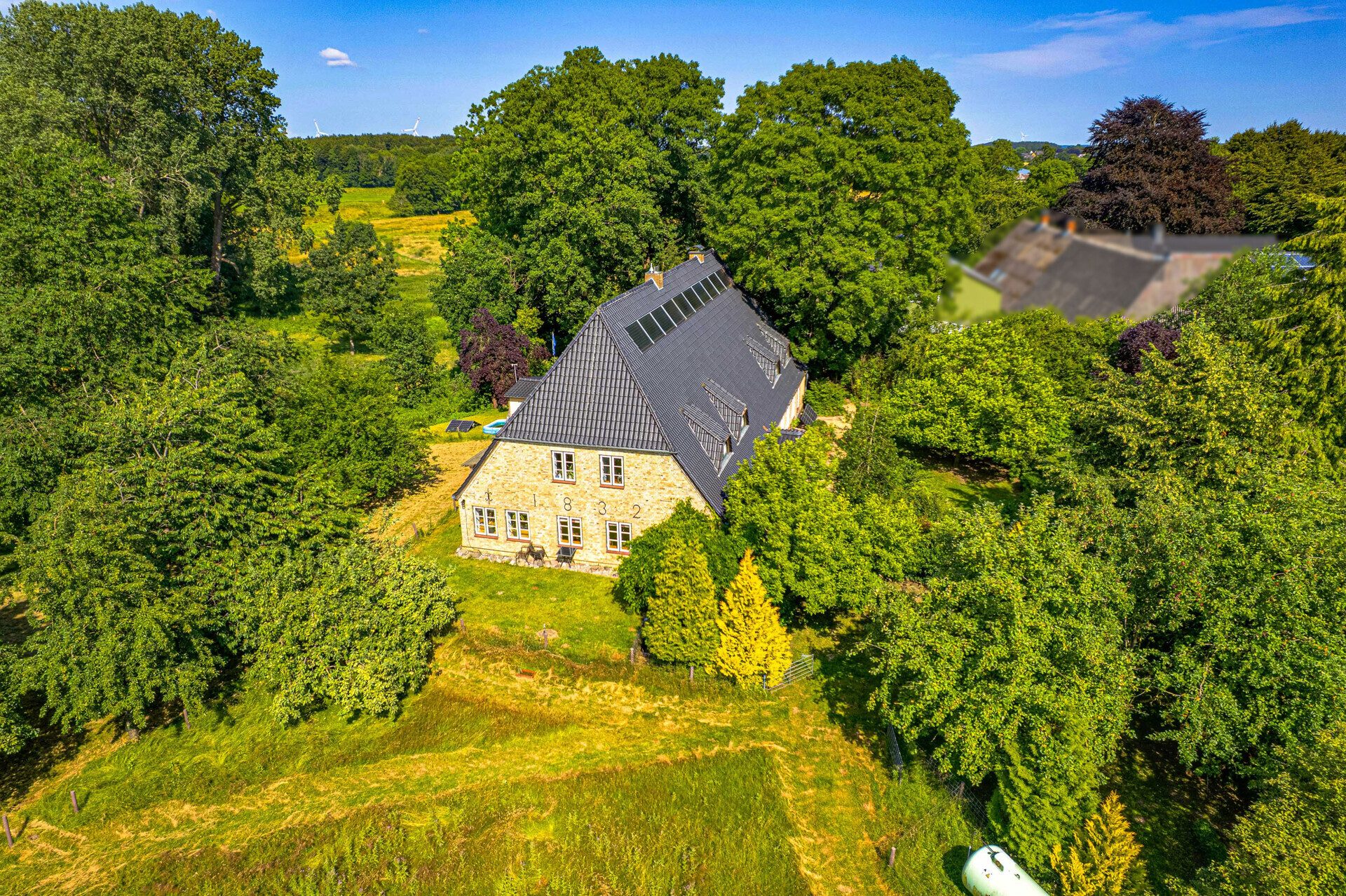 Immobilienangebot - Stolk - Alle - Idyllischer Resthof mit 3 WE, weiterem Ausbaupotenzial, Scheune und über 12.000 m² Grdstk.!