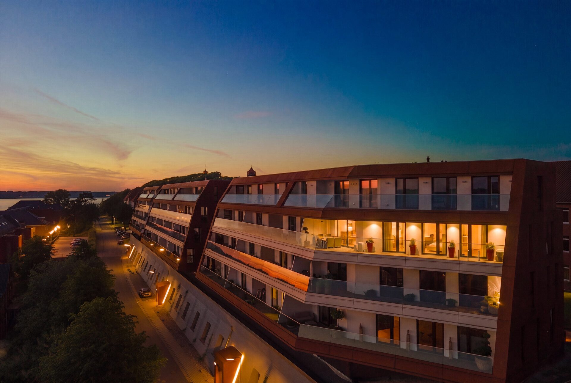 Immobilienangebot - Flensburg - Alle - Exklusiv wohnen mit Panoramablick – Penthouseähnliche Eigentumswohnung in bester Lage von Sonwik
