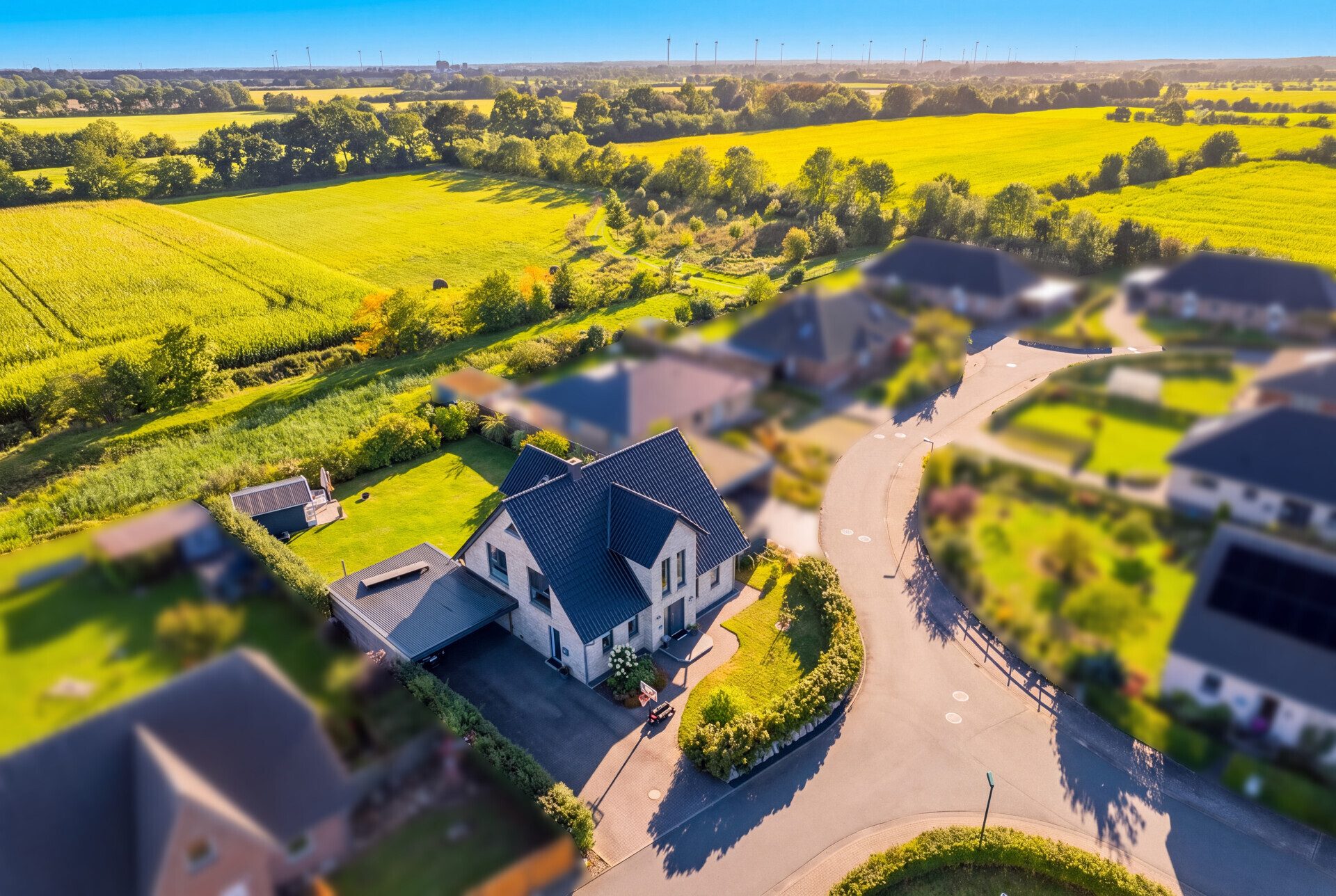 Immobilienangebot - Schafflund - Alle - Großzügiges Wohnen mit Stil, Komfort und einem herrlichen Blick ins Grüne!