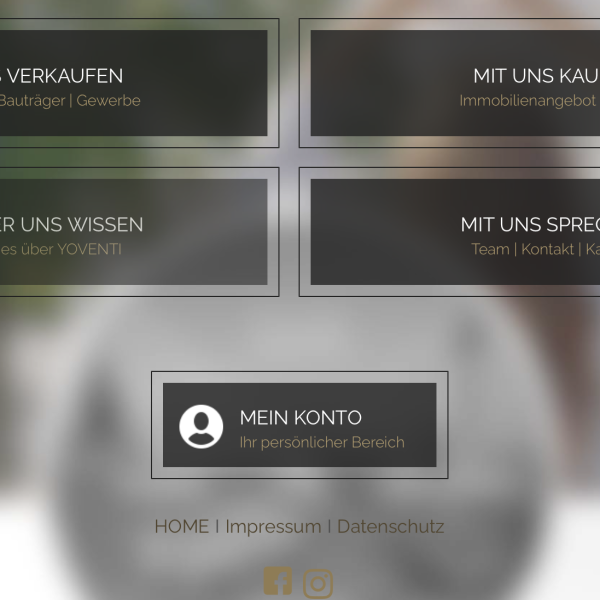 Neue YOVENTI-Website: Burgermenü