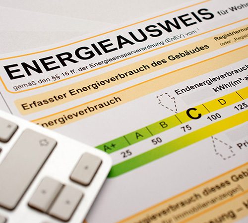 Energieausweis beim Haus