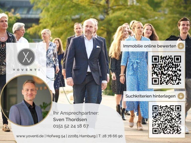 Immobilienangebot - Hamburg - Alle - Bramfeld/Wellingsbüttel: Attraktives, ruhiges Grundstück für max. 2 Einheiten in grüner Lage