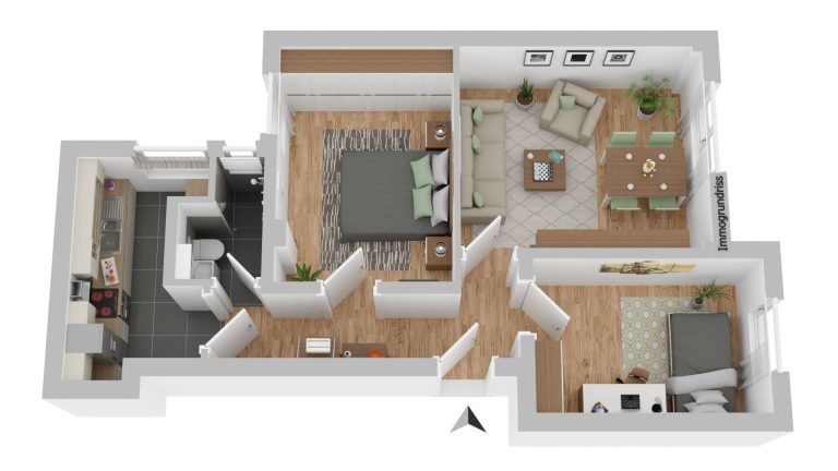 Immobilienangebot - Hamburg - Alle - Schöne und frisch sanierte 3-Zimmer-Erdgeschosswohnung im begehrten Hamburg-Eppendorf