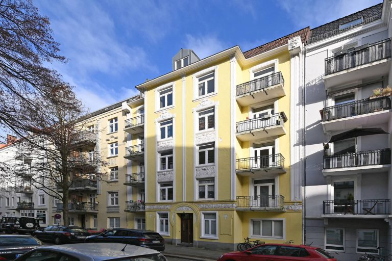 Immobilienangebot - Hamburg - Alle - Schöne und frisch sanierte 3-Zimmer-Erdgeschosswohnung im begehrten Hamburg-Eppendorf
