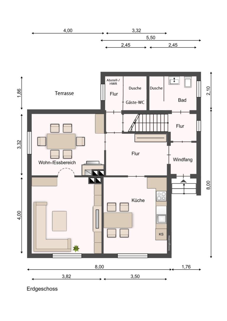 Immobilienangebot - Uetersen - Alle - Im Herzen von Uetersen: Großzügiges Einfamilienhaus mit vielseitig angelegtem Garten und PKW-Carport