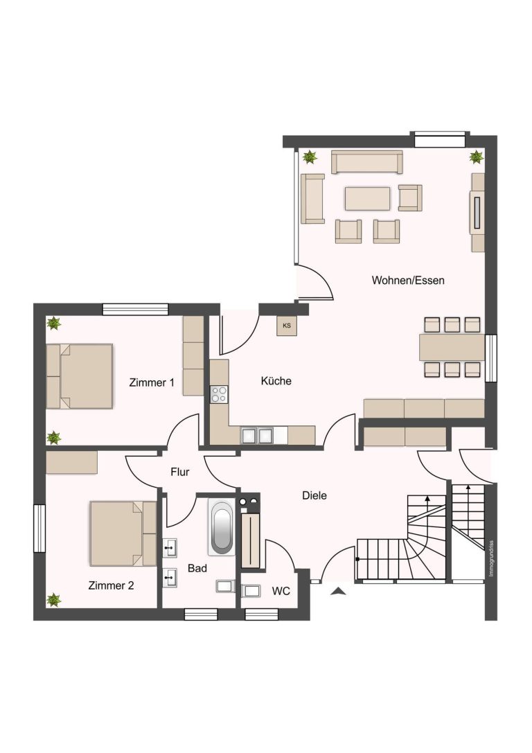 Immobilienangebot - Hamburg / Sasel - Alle - GEBOTSVERFAHREN: Sasel - Erhaltenswerter Bungalow mit vielseitigen Erweiterungsoptionen